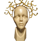 Diadema Medusa Dorada