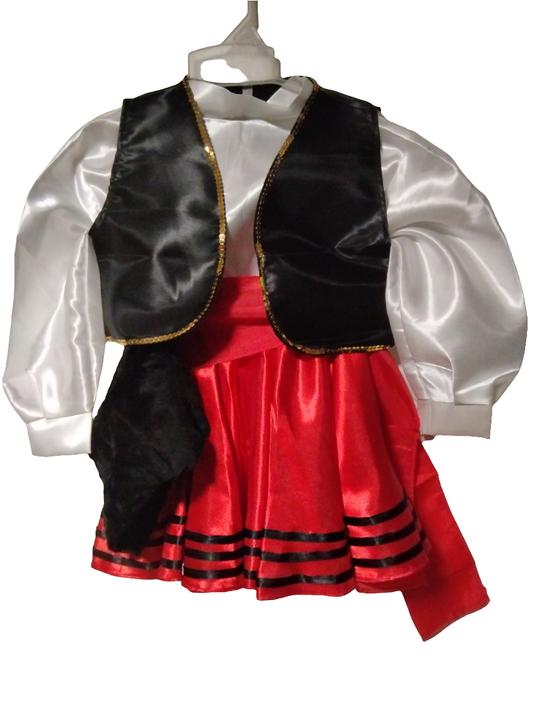 Rusa chaleco negro