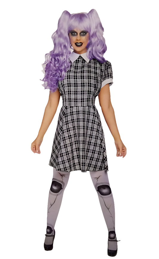 Plaid Babydoll Dress