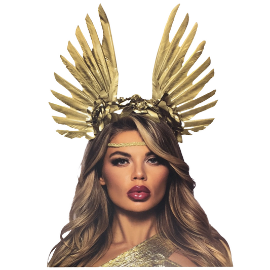 Diadema leg golden floral