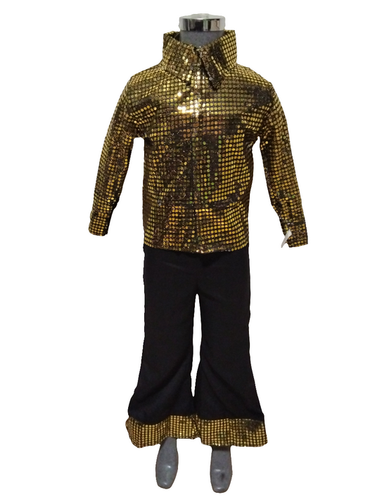Disco niño dorado