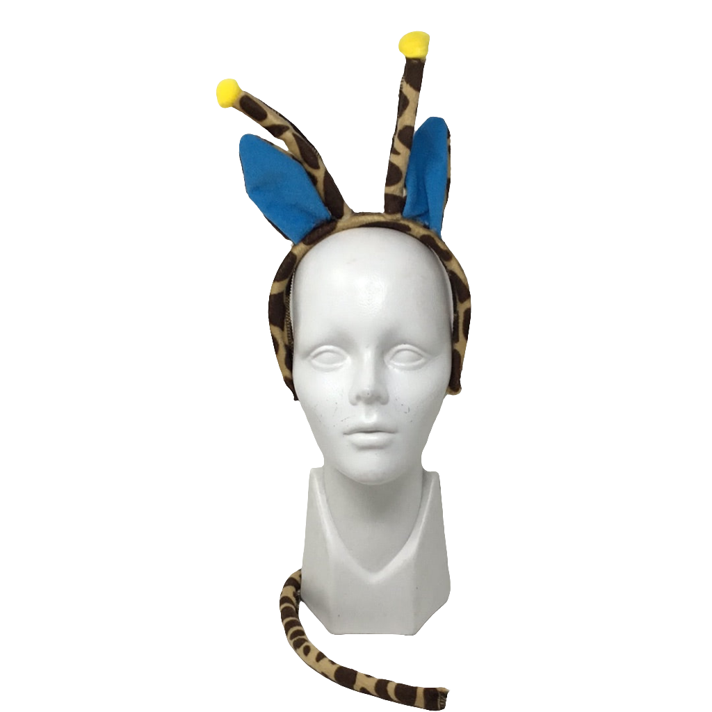 DIadema y cola de jirafa j