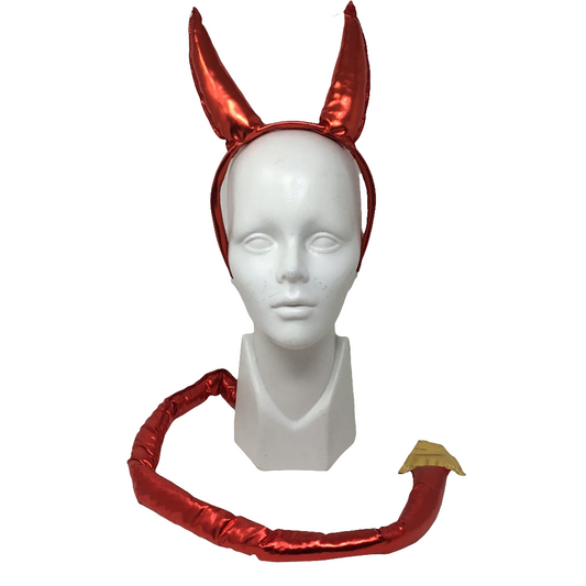 Diadema y cola de diablo grande