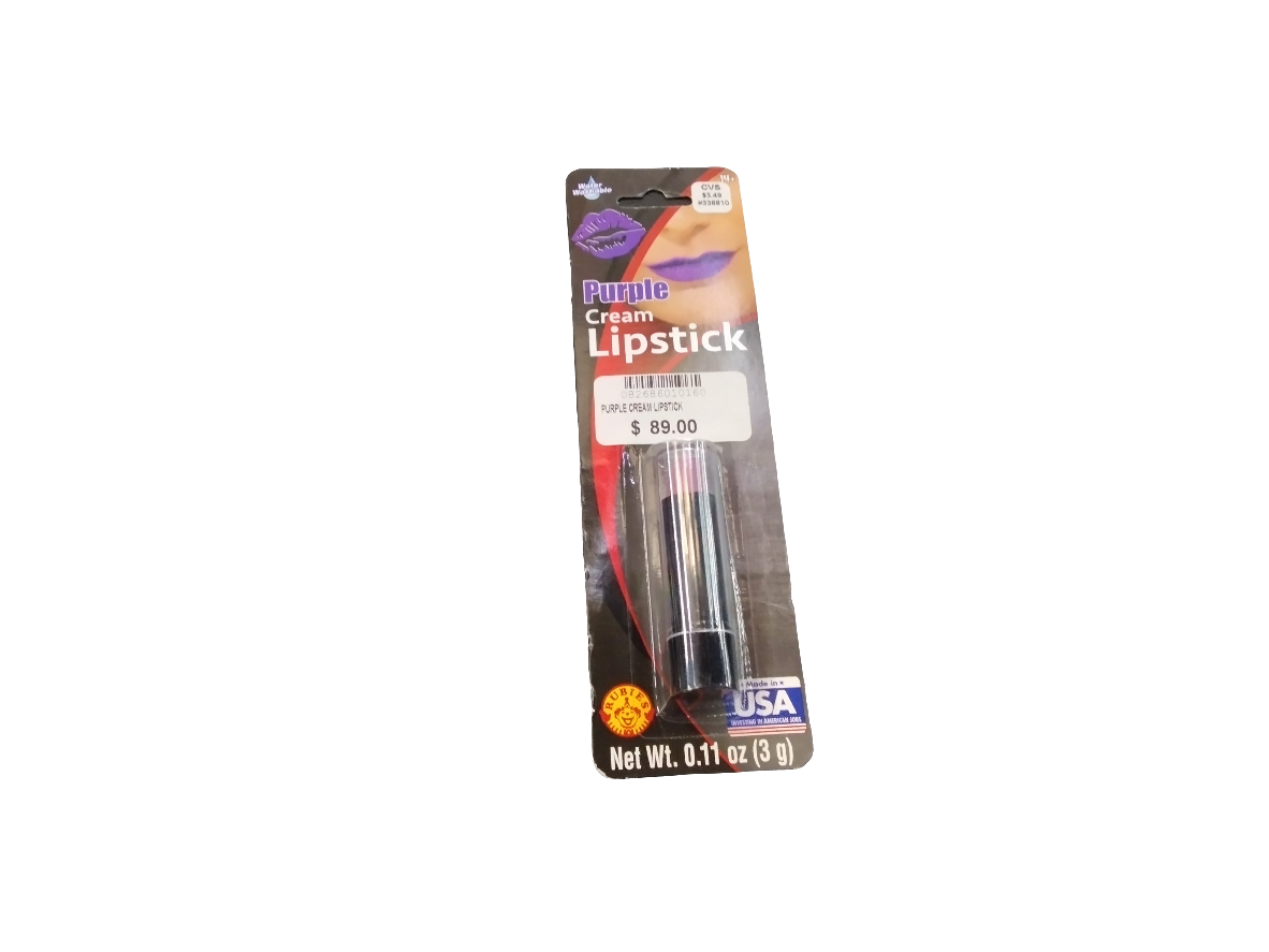 Purple cream lipstock