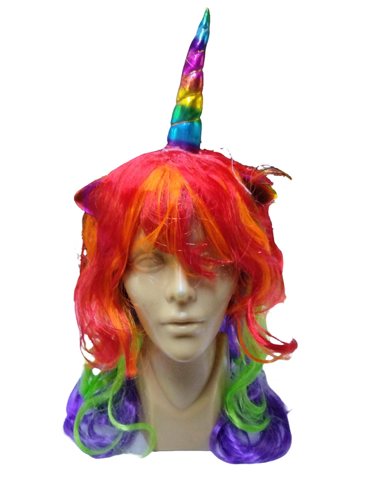 Peluca unicornio colores