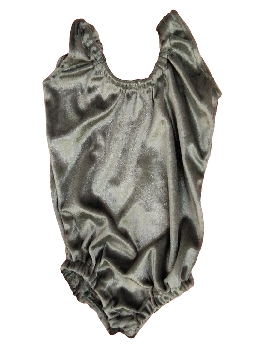 Leotardo terciopelo gris T4