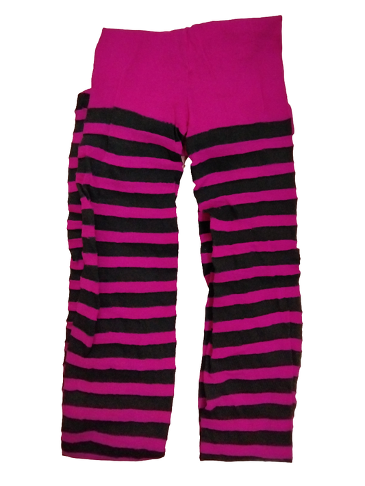 Malla rayada rosa/negro PINKY