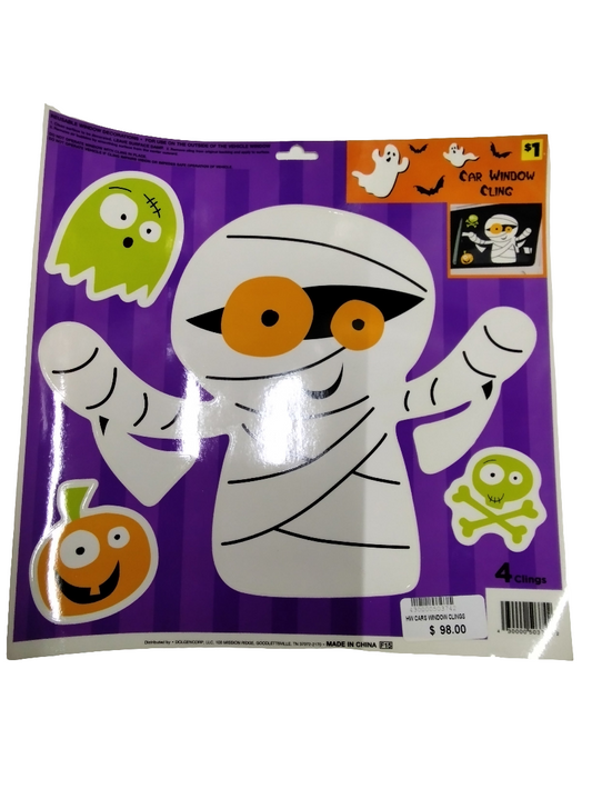 HW CARS WINDOW CLINGS