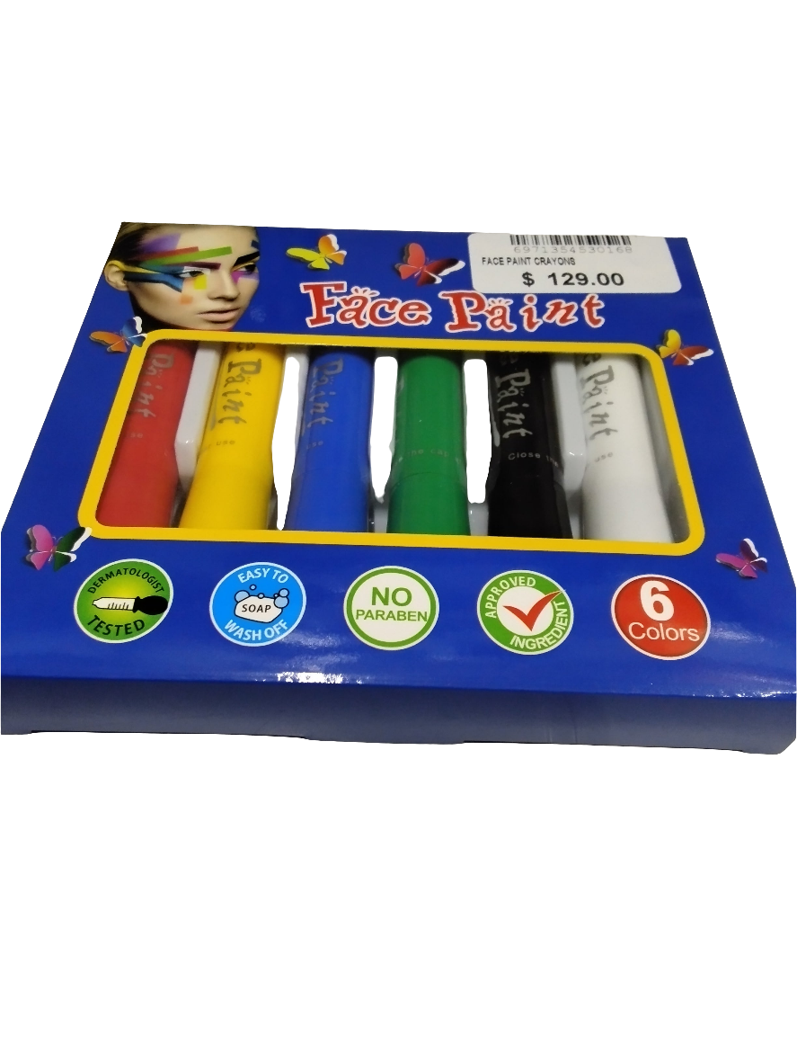 Face paint crayons