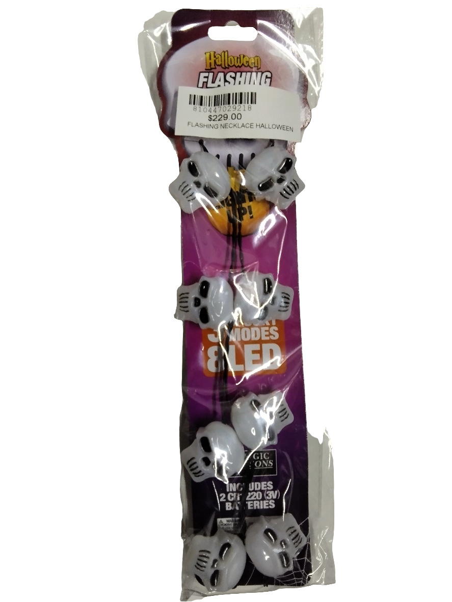 Flashing neckle halloween