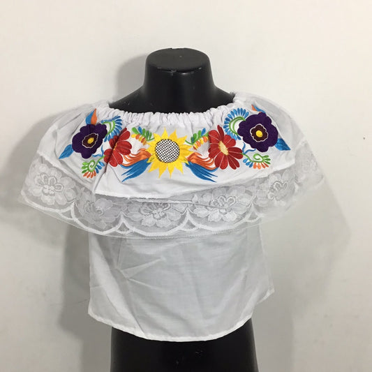 Blusa olán bordada