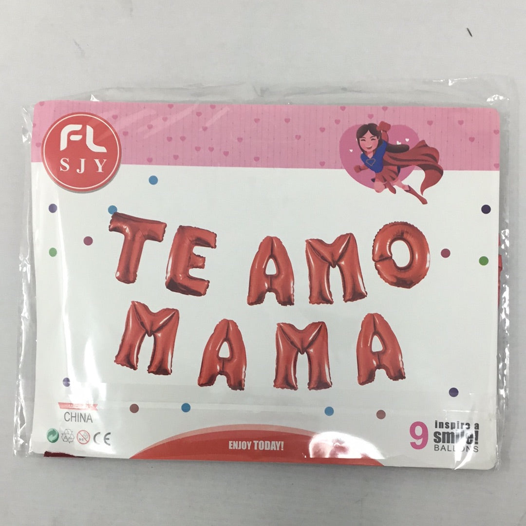 Globo te amo mamá