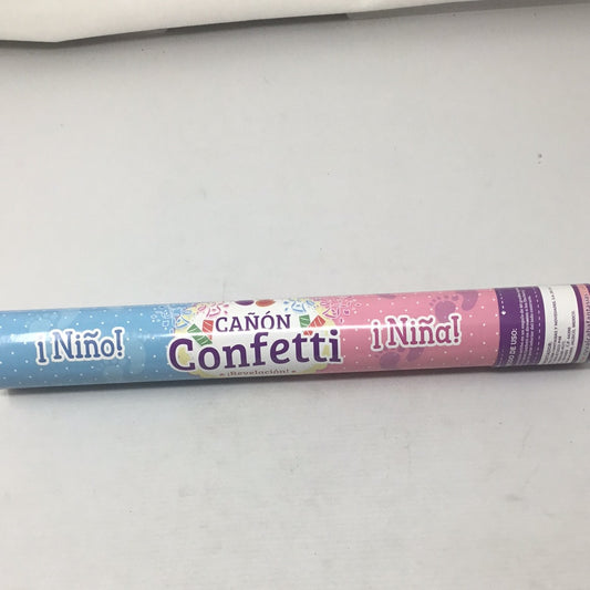 Cañón confeti revelación