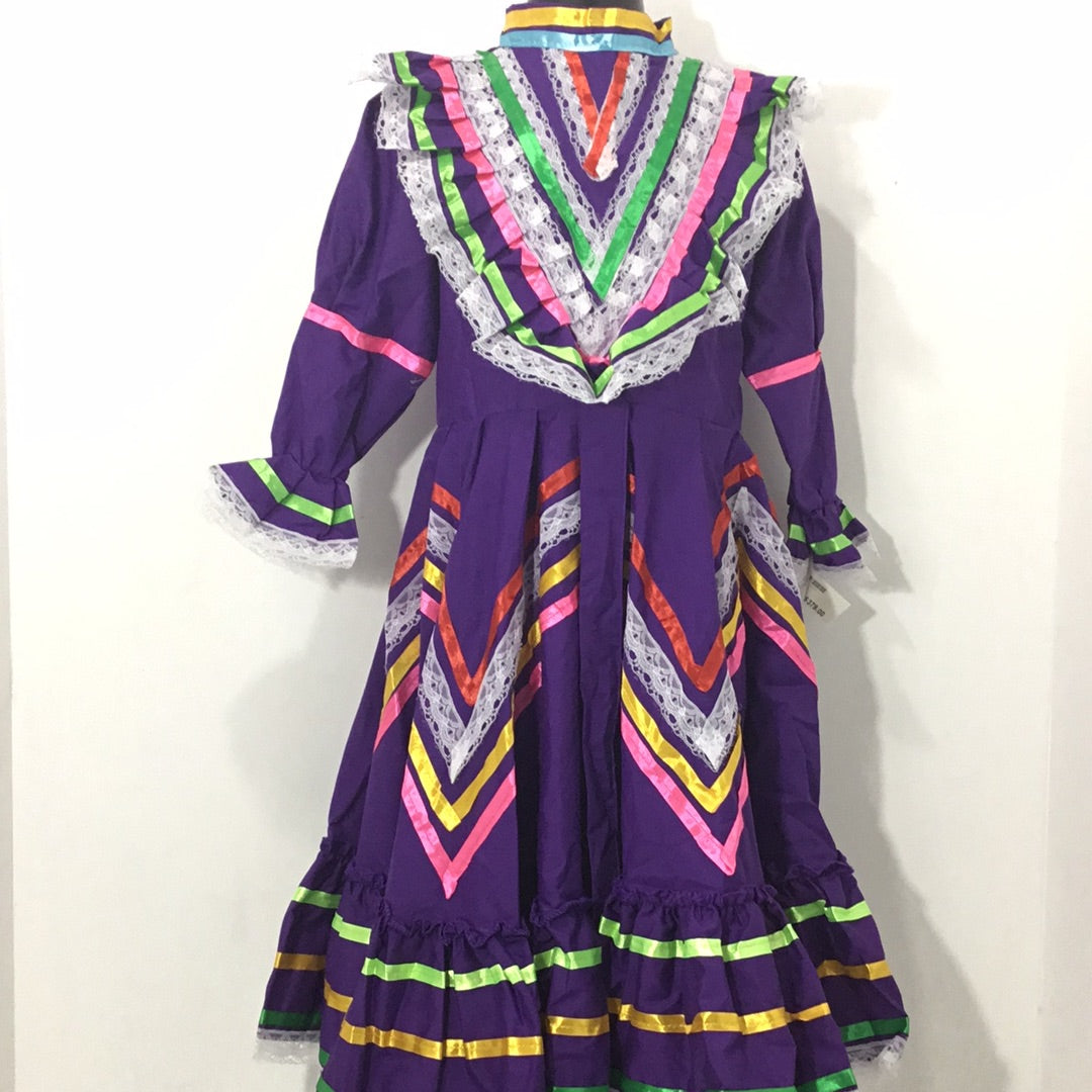 Vestido Jalisco morado