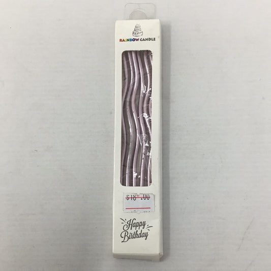 Velas espiral metalicas 6pz