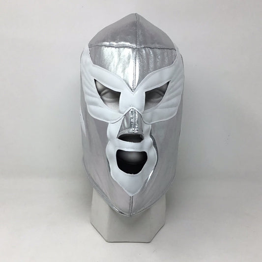 Máscara de luchador plata