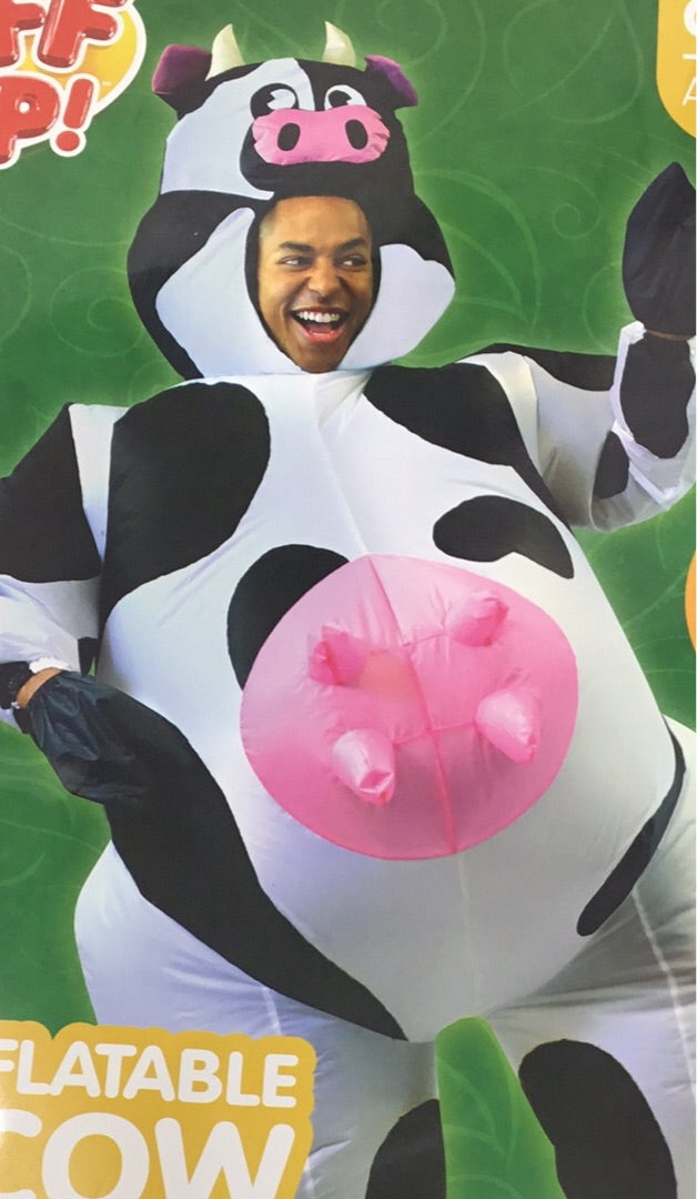 Disfraz adulto inflable cow