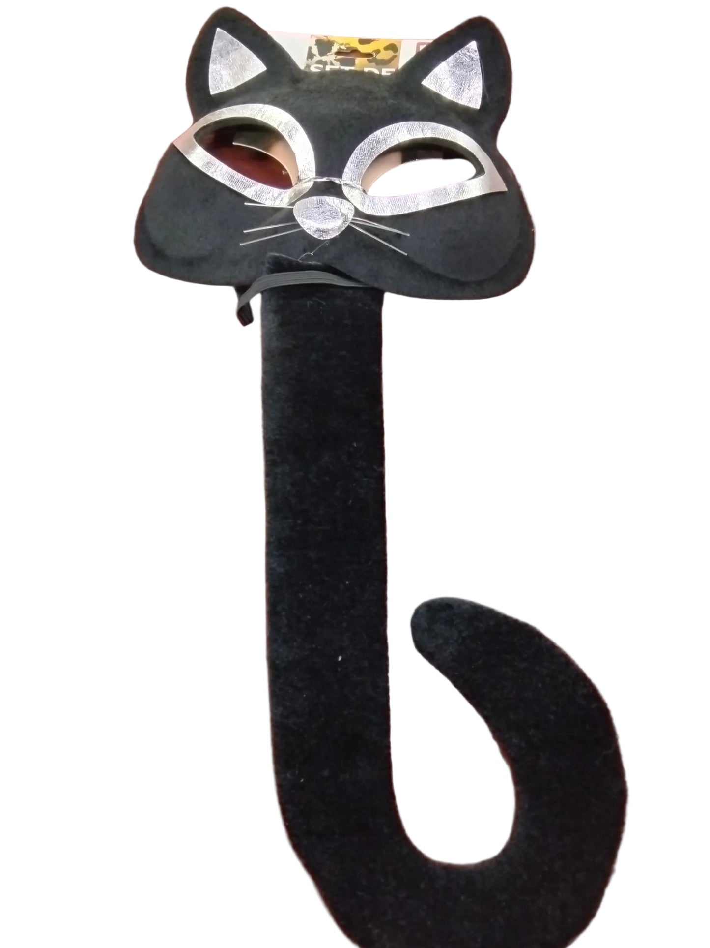 Antifaz y cola de gato
