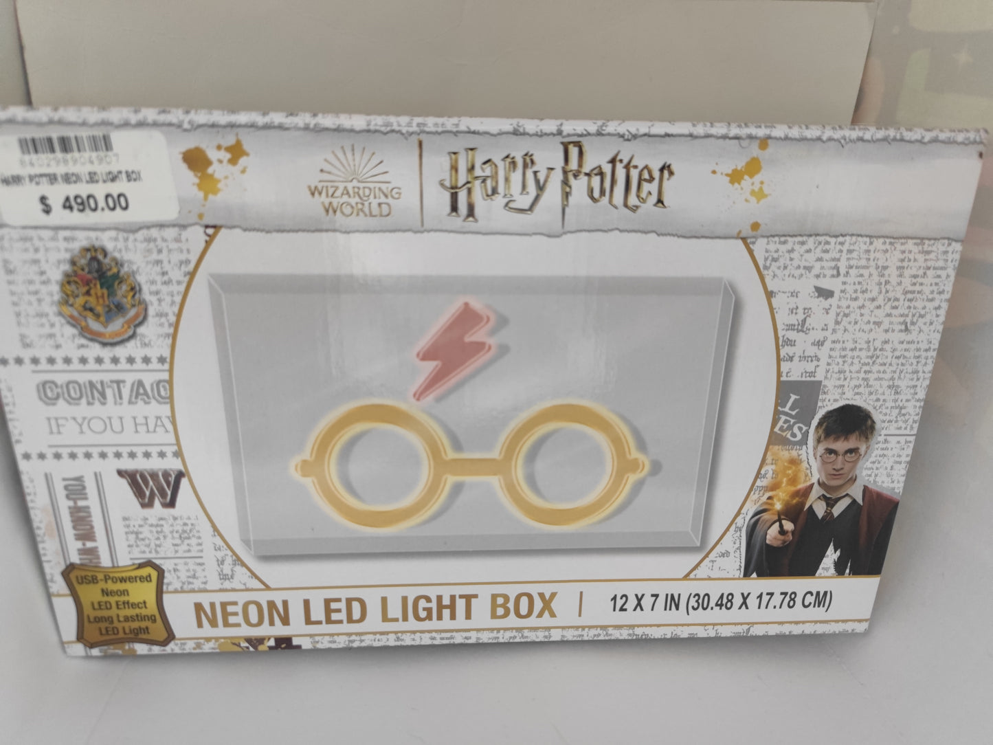 Harry potter neon led light box