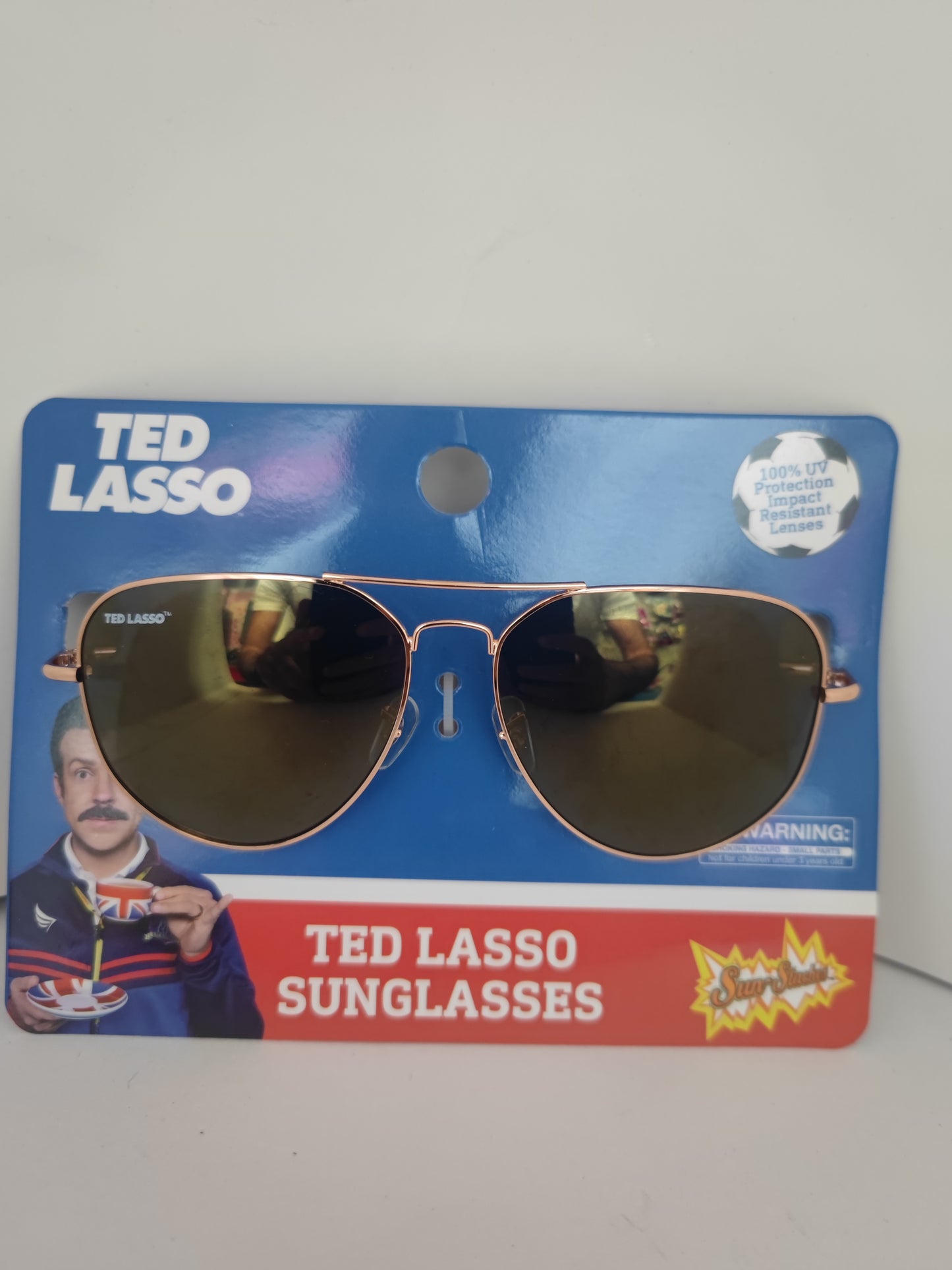 Red lasso sunglasses