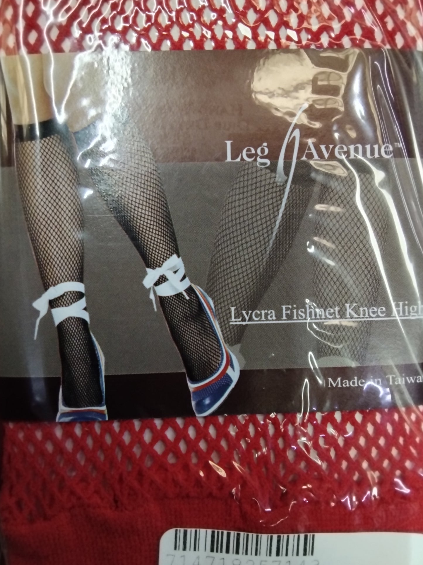 Fishnet knee rojo leg