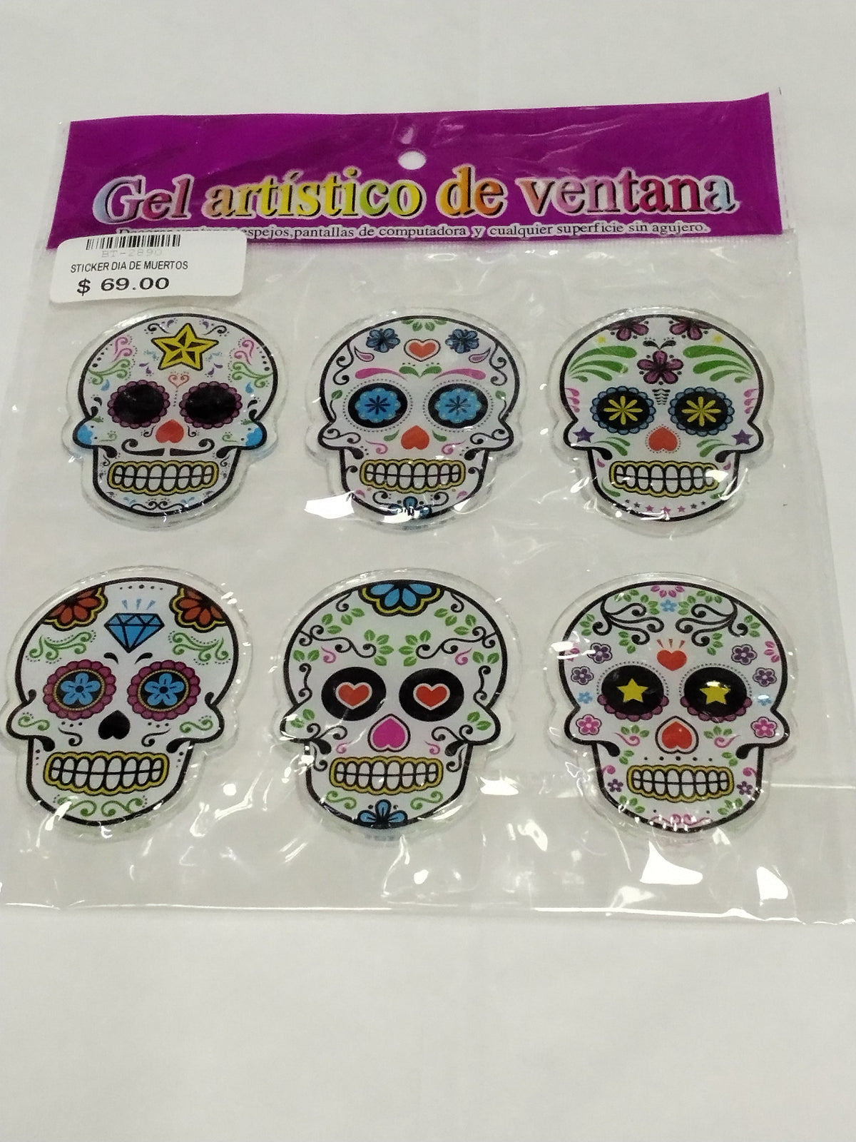sticker dia de muertos