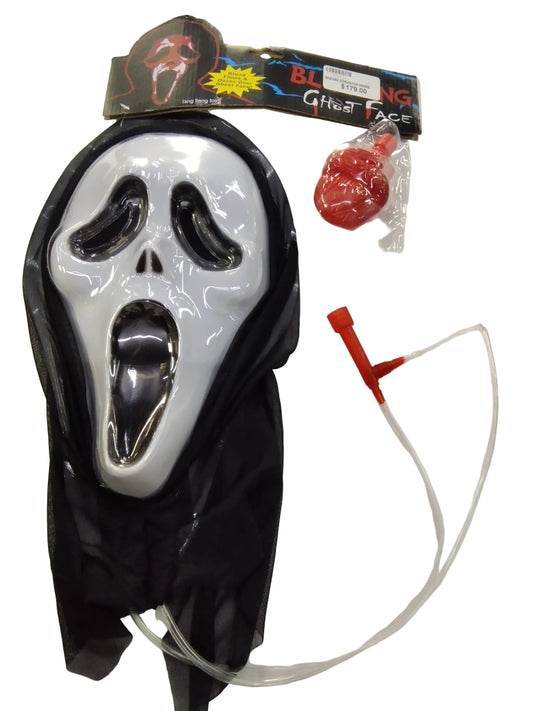 Máscara scream con sangre