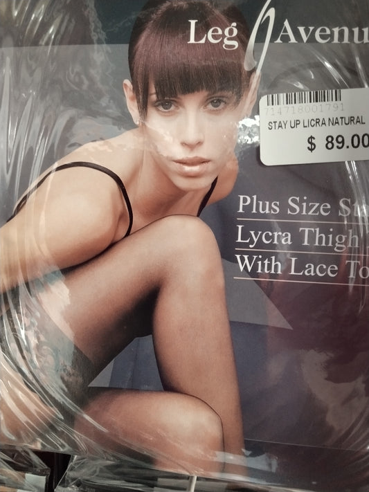 Stay up licra  leg