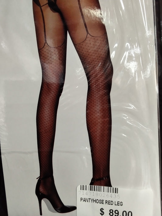 Pantyhose red leg