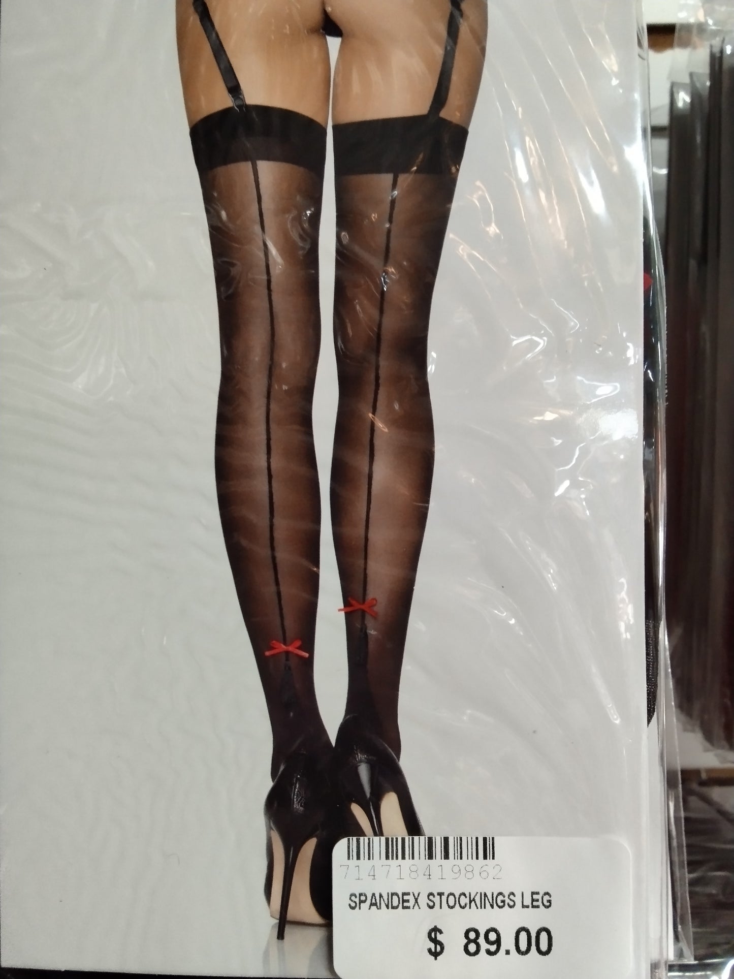 Spandex stocking leg