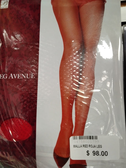 Malla red roja leg
