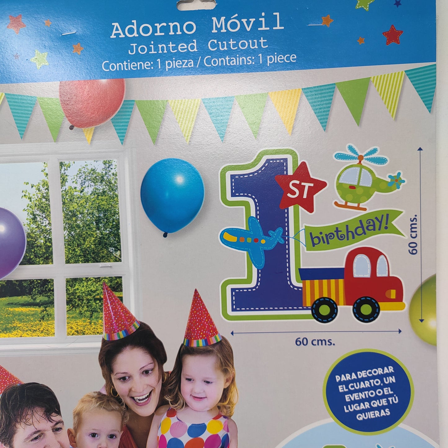 Adorno movil 1st birthday