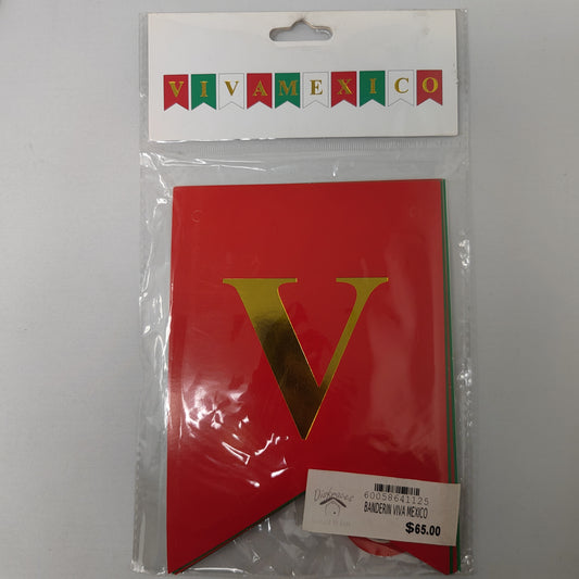 Banderin viva Mexico