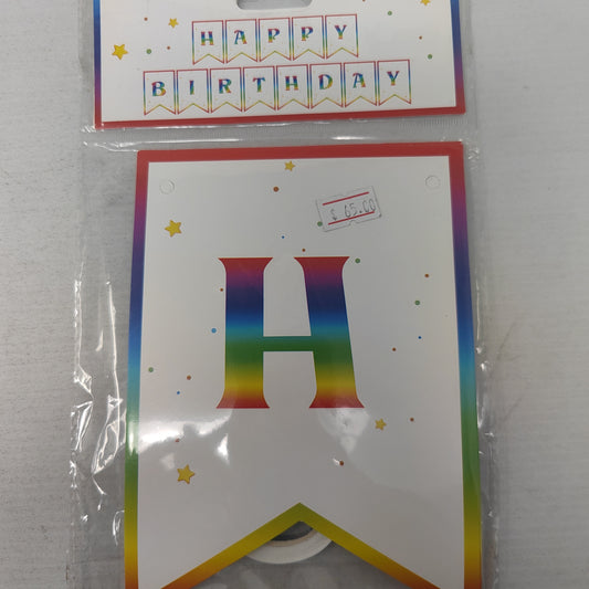 Letrero happy b colores