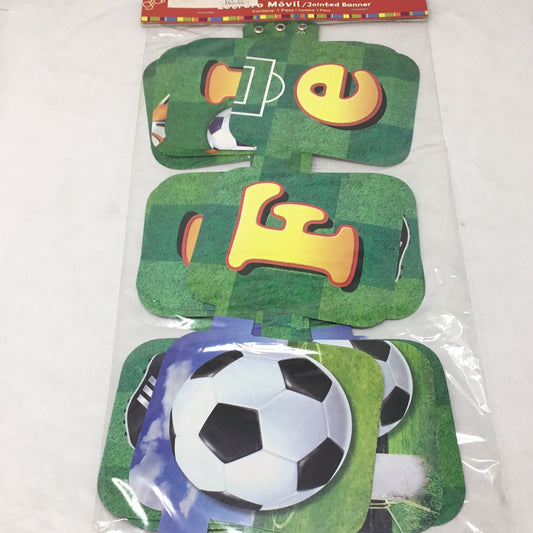 Letrero feliz futbol