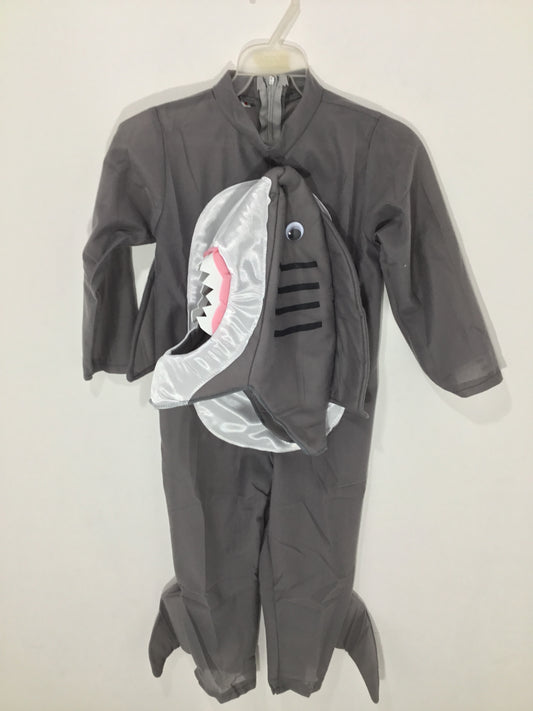 Disfraz tiburon metalico